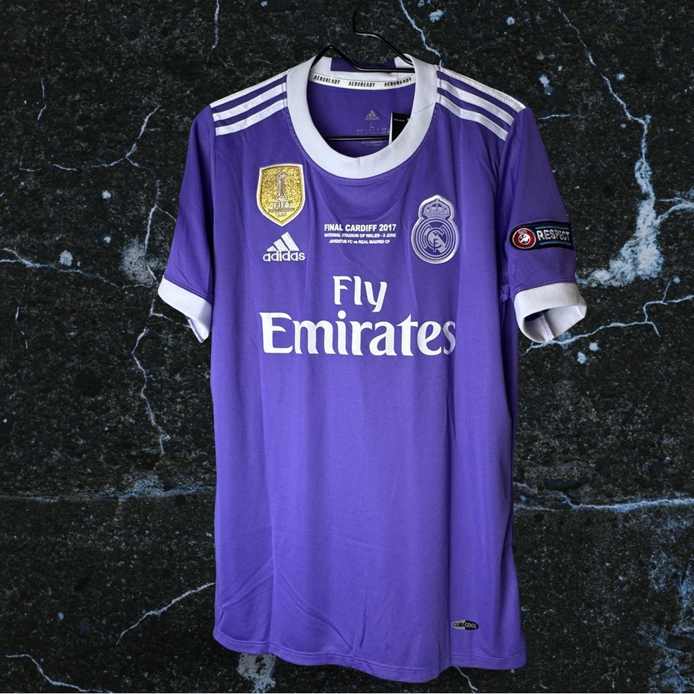Purple Adidas Real Madrid Jersey